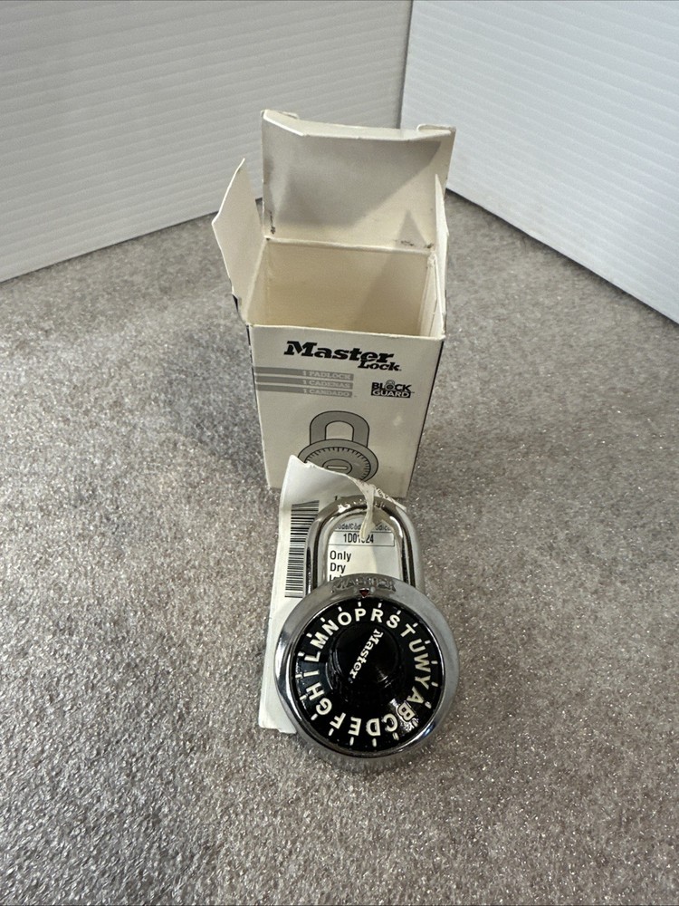 Masterlock Locker Lock Combo 1572 padlock letter lock