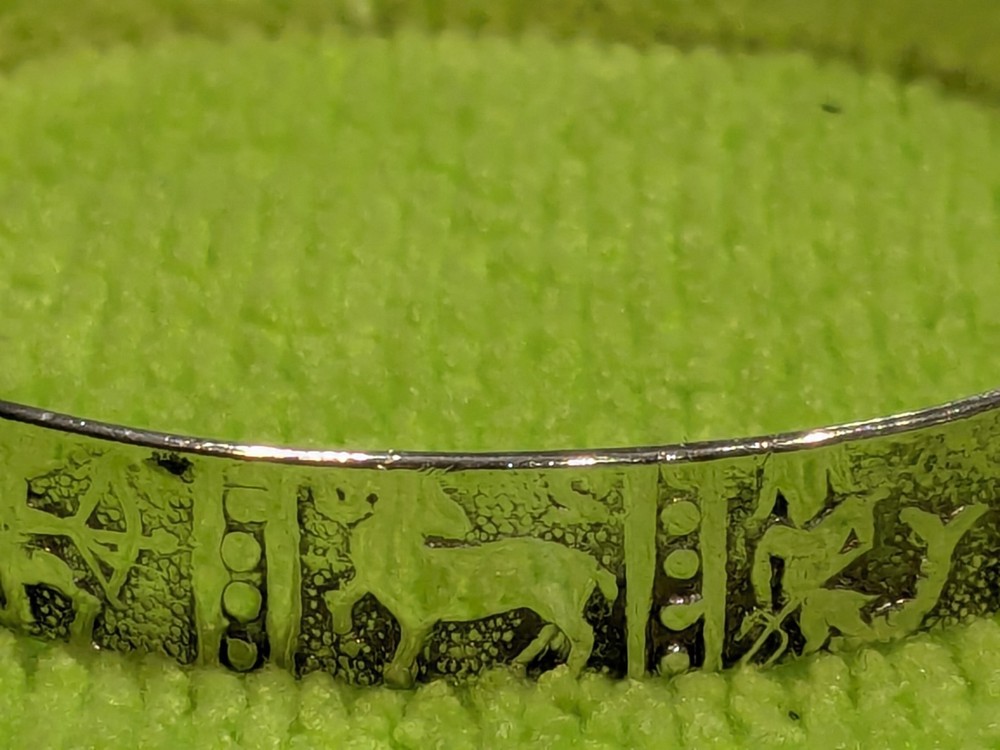 Silvertone Alpaca Bangle Zodiac Bracelet