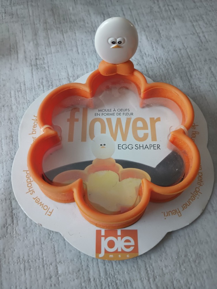 Joie Flower Egg Ring Silicone Orange