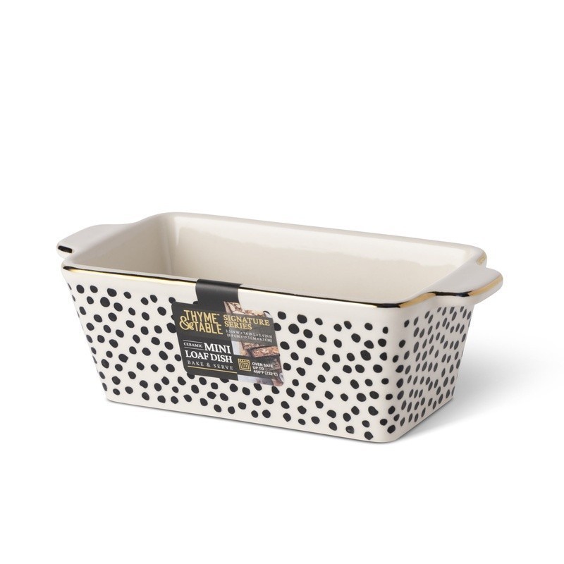 Ceramic Mini Loaf Dish Non-Stick Oven Safe Baking Pan Kitchen Bakeware New