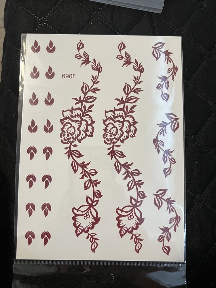 henna stickers