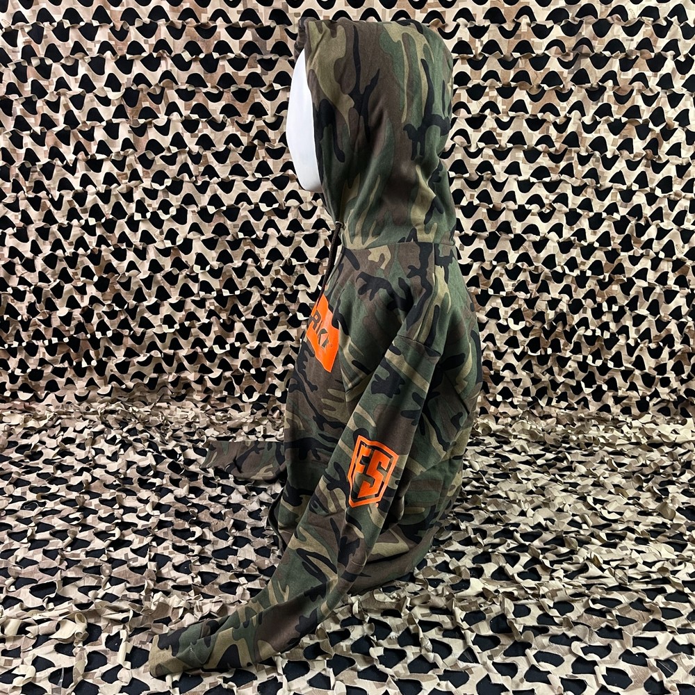 NEW First Strike Pull Over Hooded Sweatshirt - Camo - Small