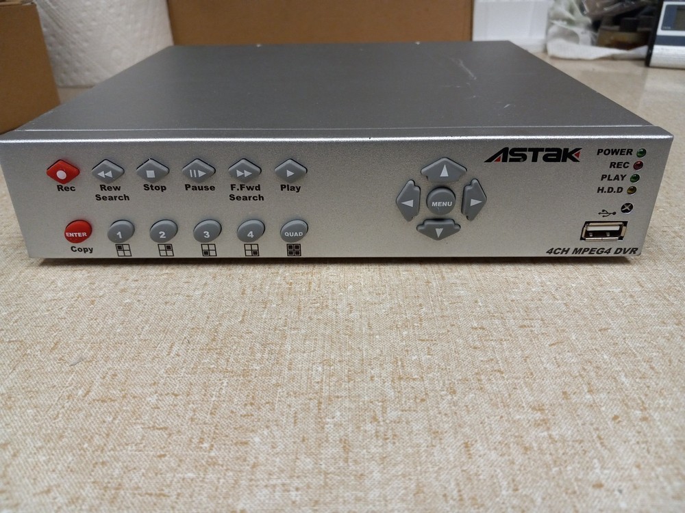 Astak 4CH MPEG4 DVR CM-04DEV