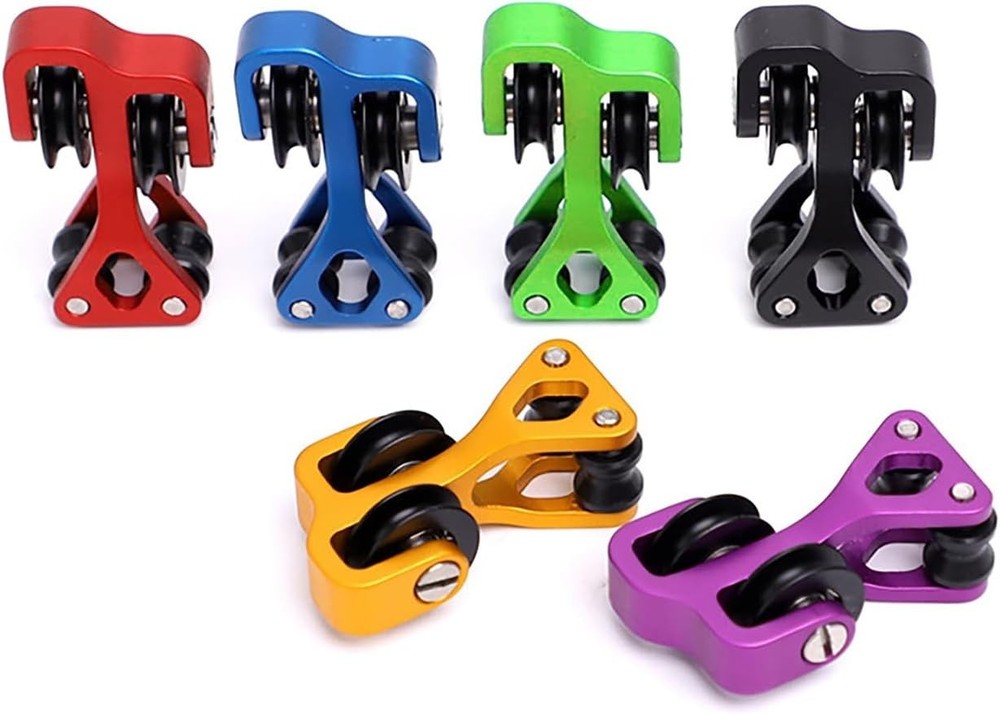 Aluminum Compound Bow Cable Slide Archery Bow String Splitter Roller Glide Re...