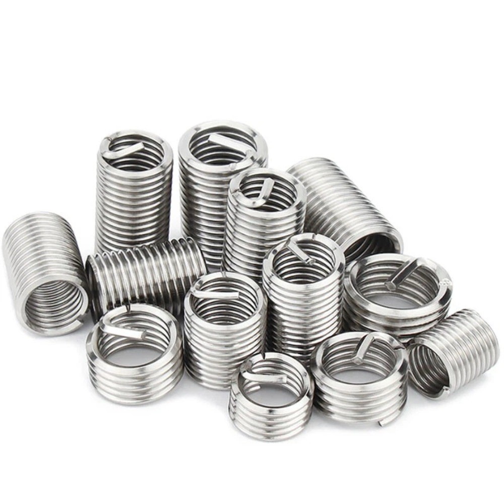M10 - 1.0 304 Stainless Steel Fine Thread Helicoil Insert Wire Threaded Inserts