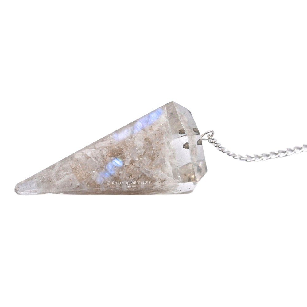 Moonstone Orgone Crystal Pendulums