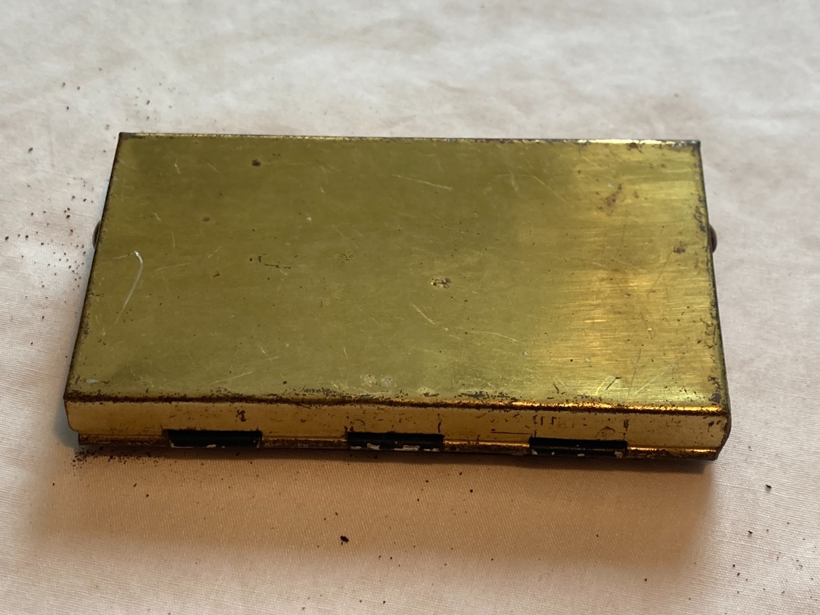 c1910-20s Favorite Self Inking Ink Pad Vintage Office Supply Ink Advertising Tin