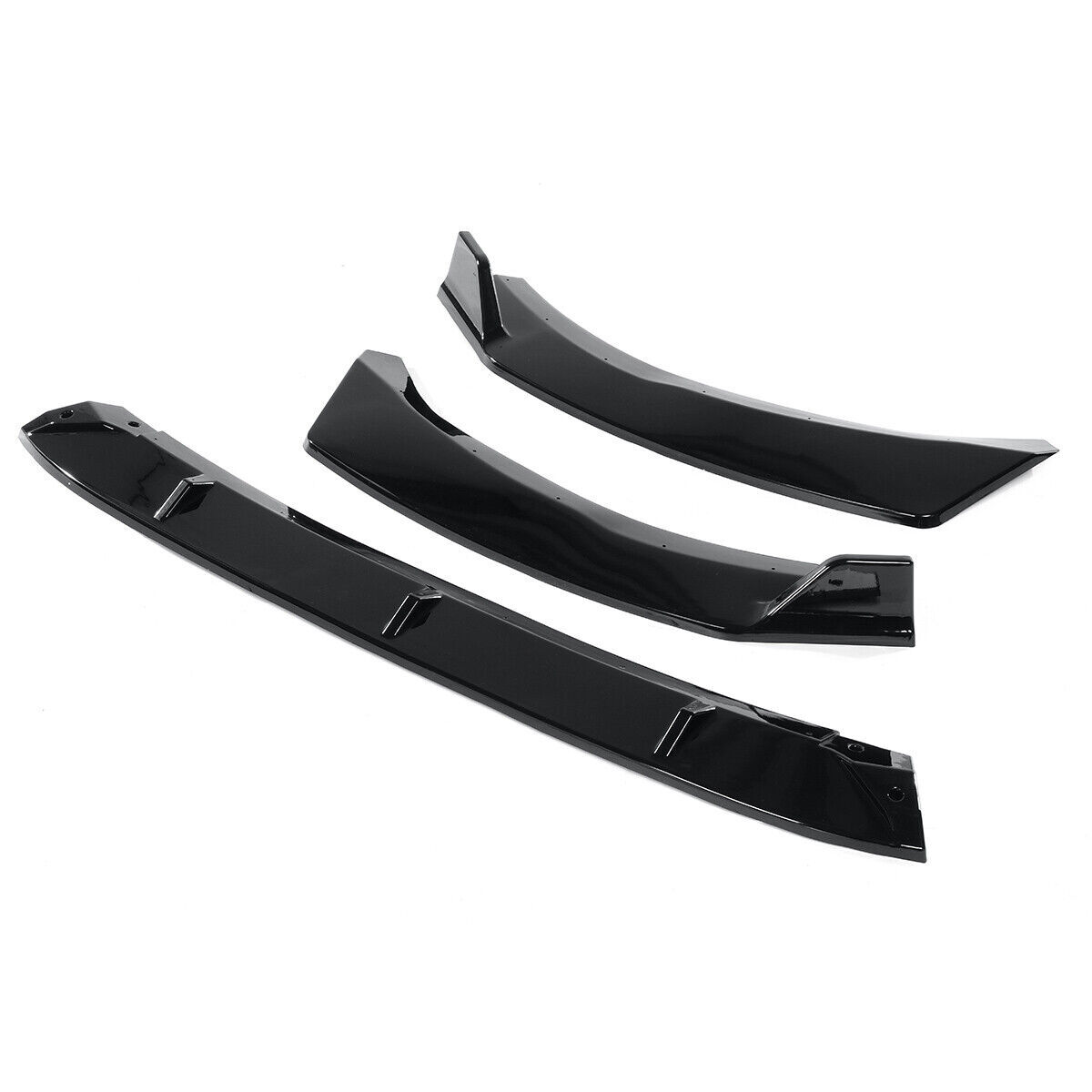 Gloss Blk Front Bumper Lip Splitter Chin Spoiler For KIA K5 GT GT-line 2025+