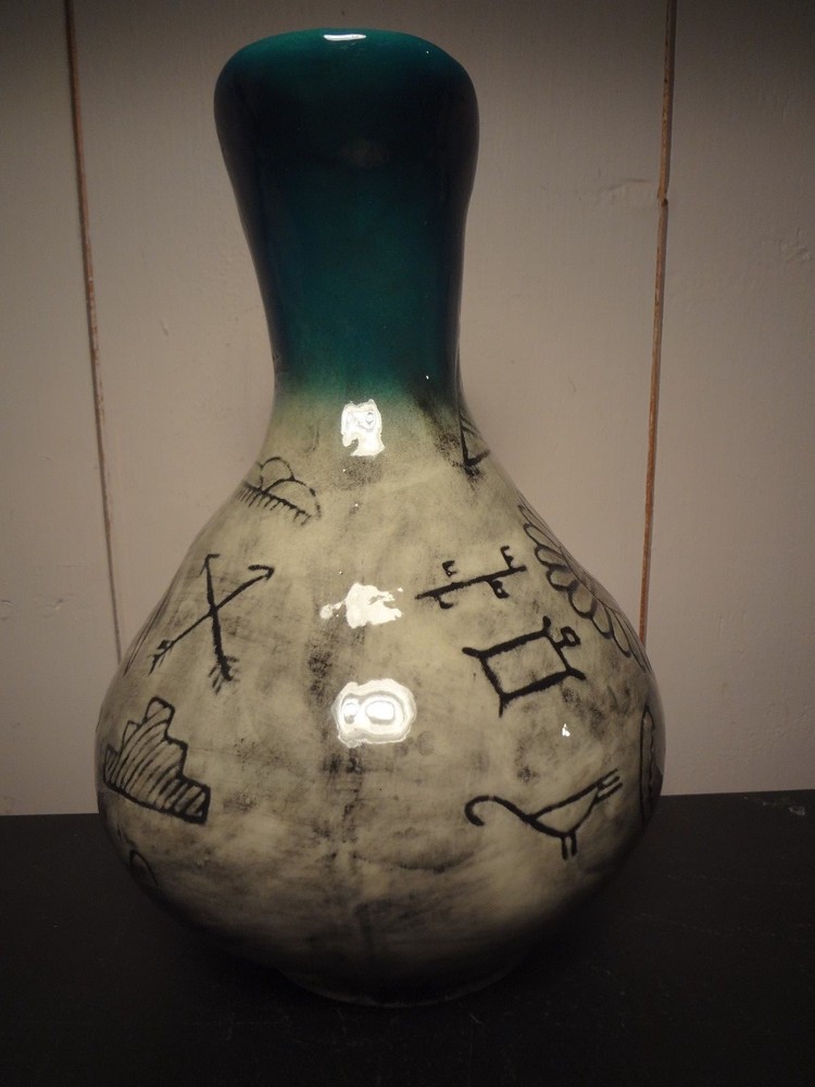 Native Design Pitcher Vase
