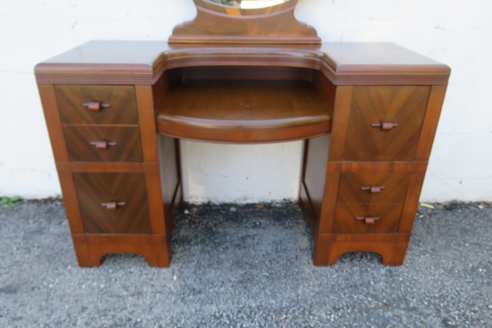1920s Art Deco Vanity Makeup Table 6157