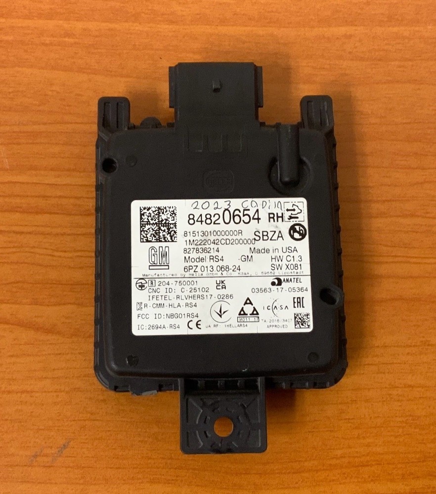 2017-2025 GMC /GM Side Object Sensor Alert Module 84820654 OEM