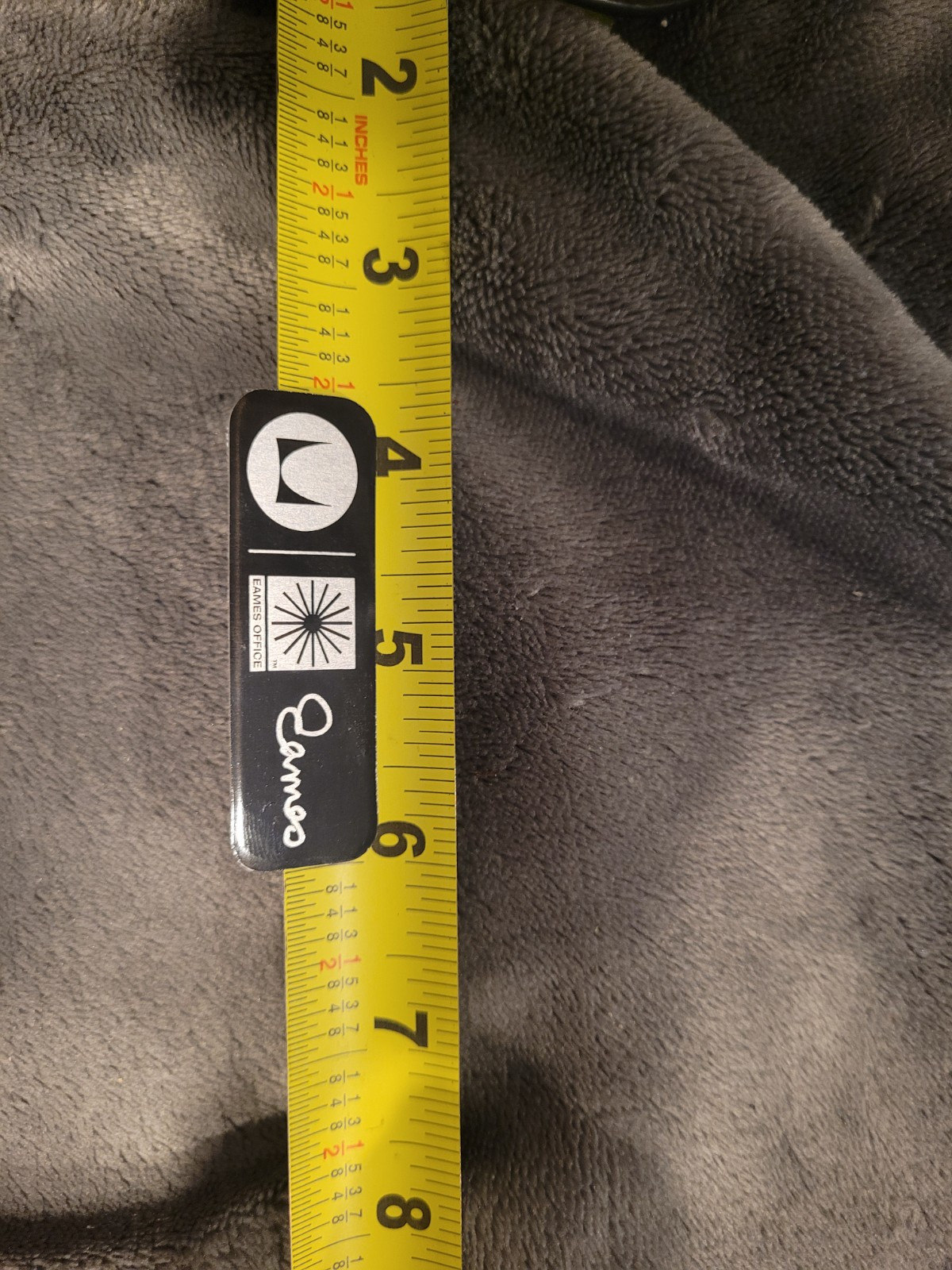 Herman Miller Eames Lounge Shell Chair Mid Century Vintage Furniture Foil Label