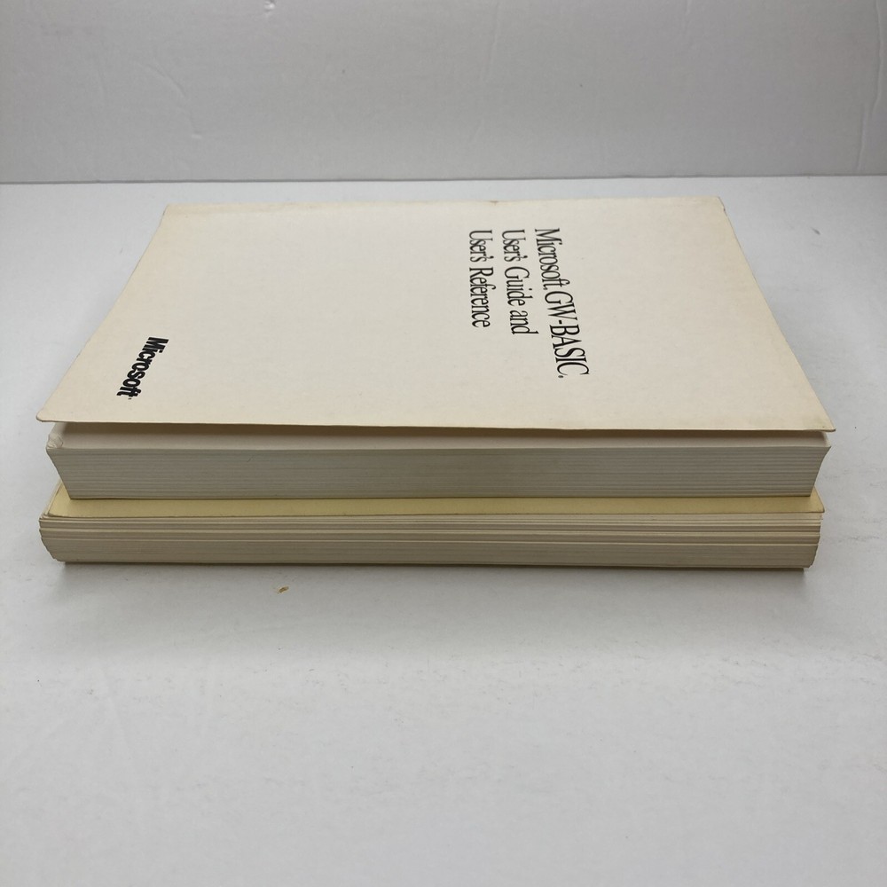 Microsoft GW-Basic User's Guide *PLUS* Using MS-DOS (Rev 3)