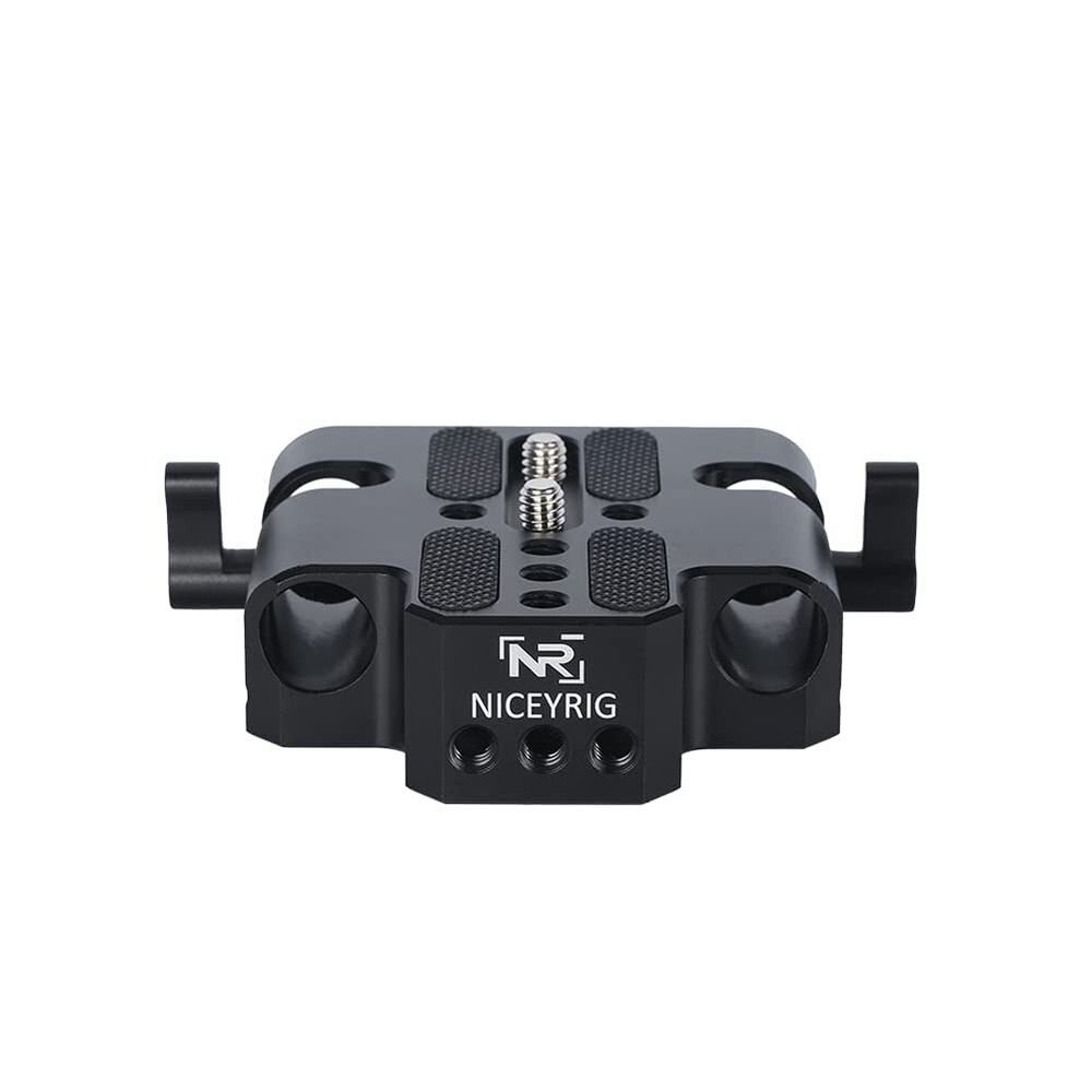 15mm Rod Baseplate Multi-Purpose Tripod Base Plate Applicable for DSLR Camera...