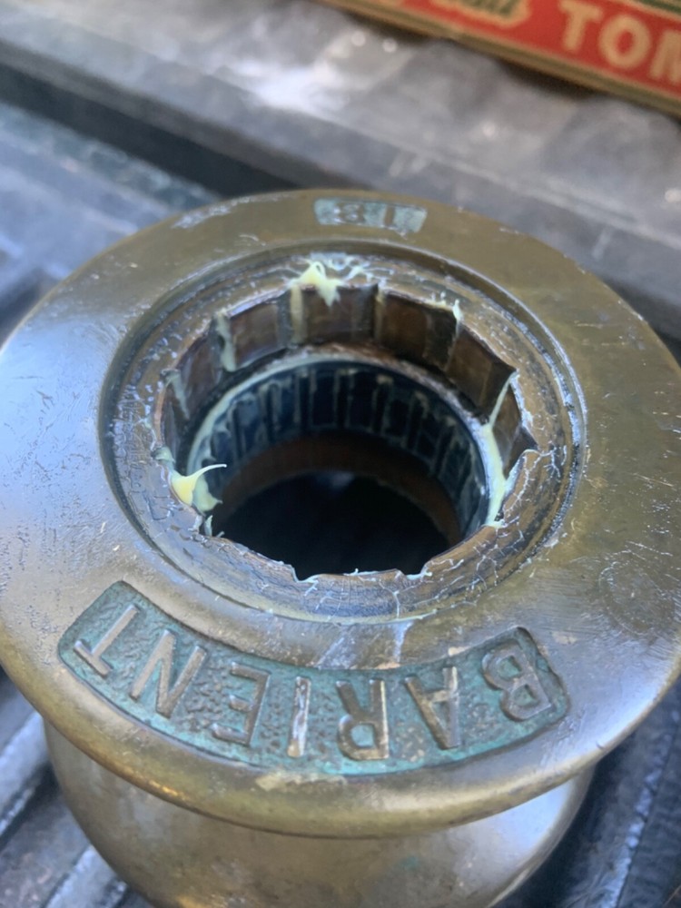 Bronze Barient 18 Winch for marine use