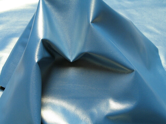 Italian Lambskin Leather Hides Pearlized Blue
