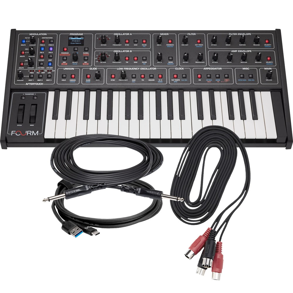 Sequential Fourm 4-Voice Polyphonic Analog Synthesizer CABLE KIT
