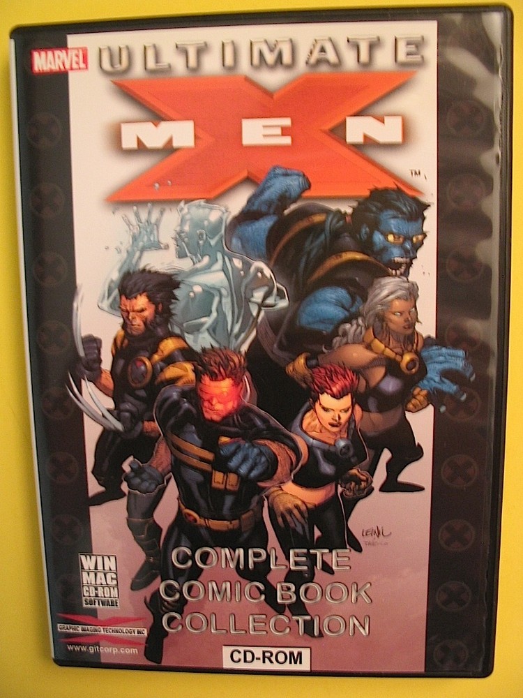 Marvel Comics Ultimate X-Men Complete Comic Book Collection CD-ROM Mac Windows