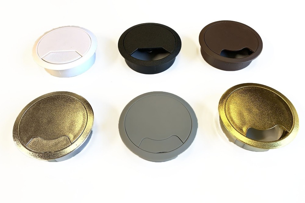80mm Cable Grommet, Brass, 10 PACK