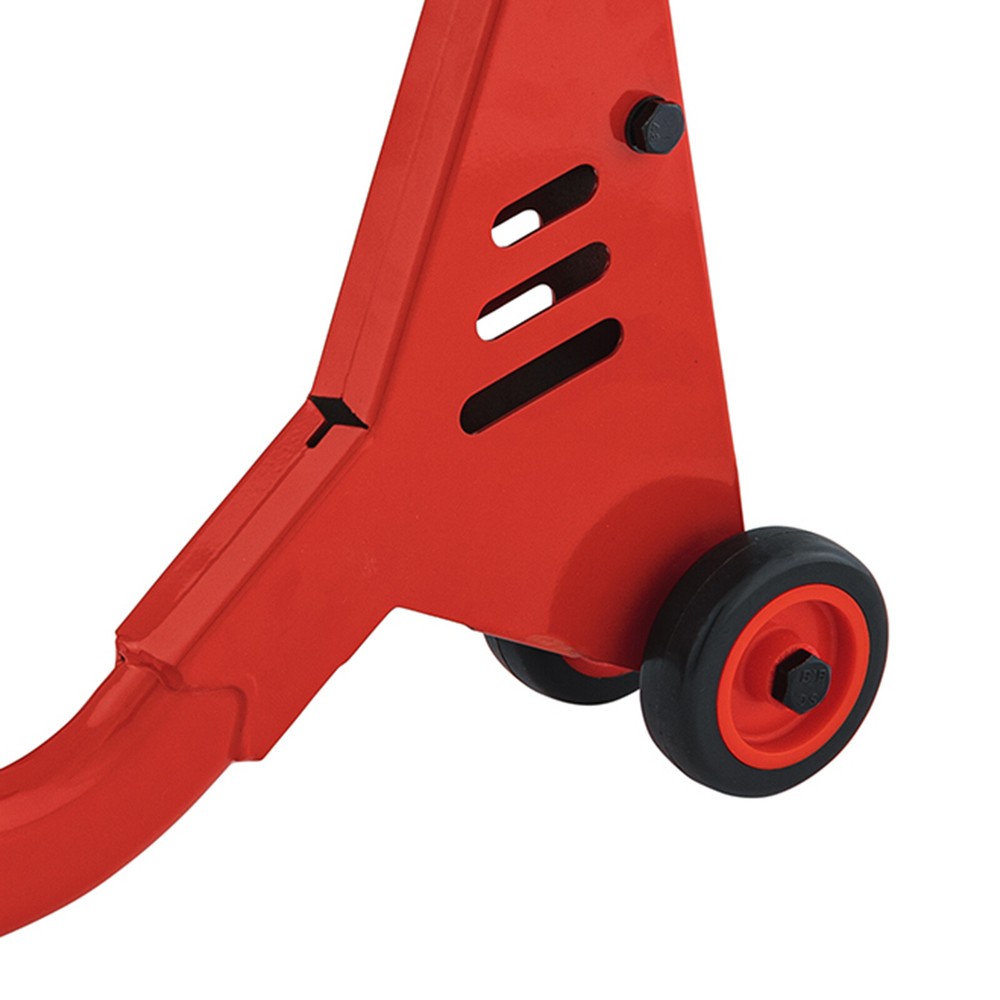 4 Wheel Adjustable Front Fork Motorcycle Lift Stand Red