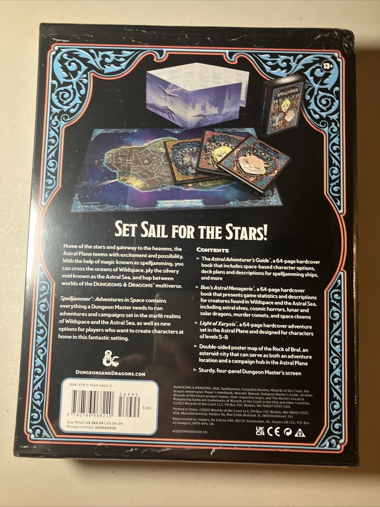 D&D 5E RPG: Spelljammer Adventures In Space