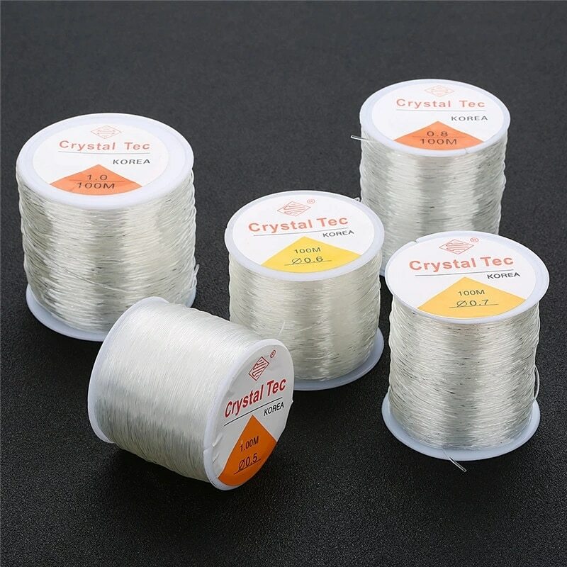 Elastic Stretch Beading Rope Line Cord Thread String DIY Bracelet Jewelry Making
