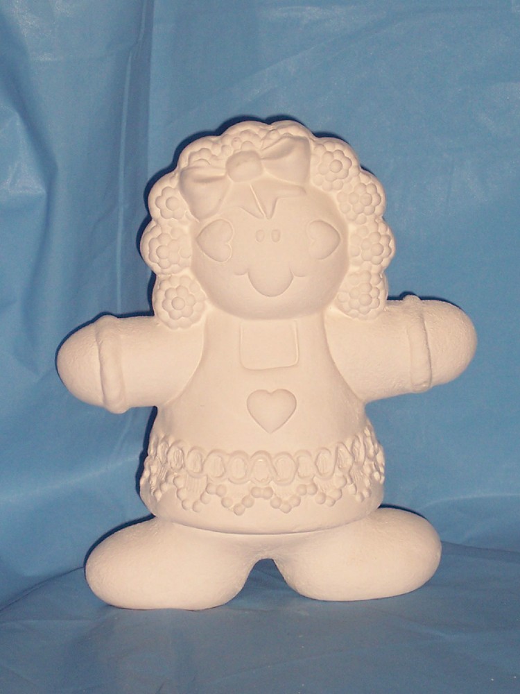 Ceramic Bisque ~Ready to Paint~ Gingerbread Scene