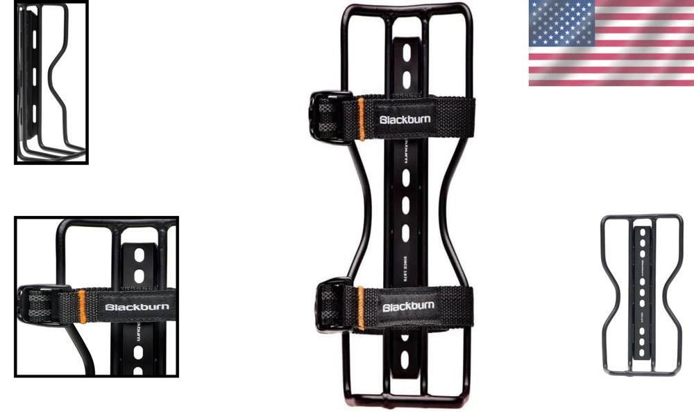 Versatile Blackburn Water Bottle Cage with Three Mounting Options for Cyclists