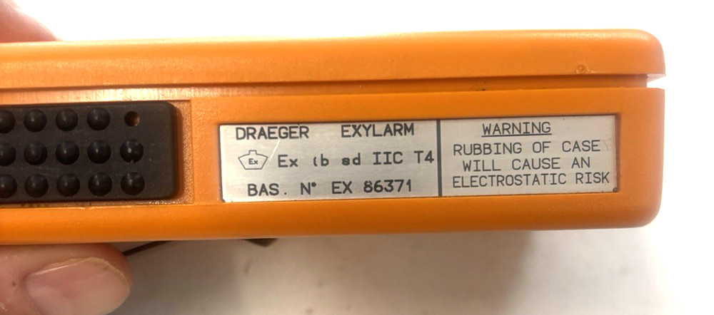 DRAEGER EXYLARM ALARM - UNTESTED