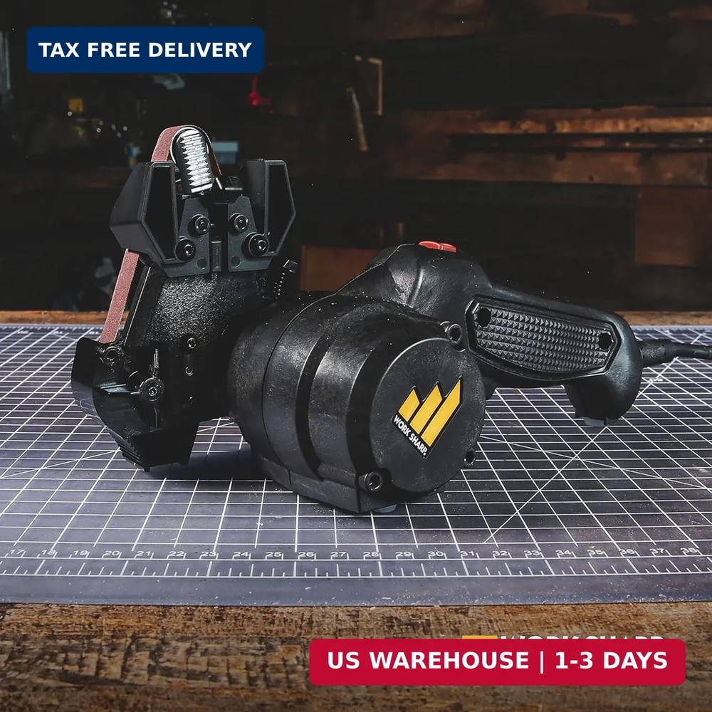 Work Sharp Knife & Tool Sharpener Mk.2 + Replacement Belt Kit