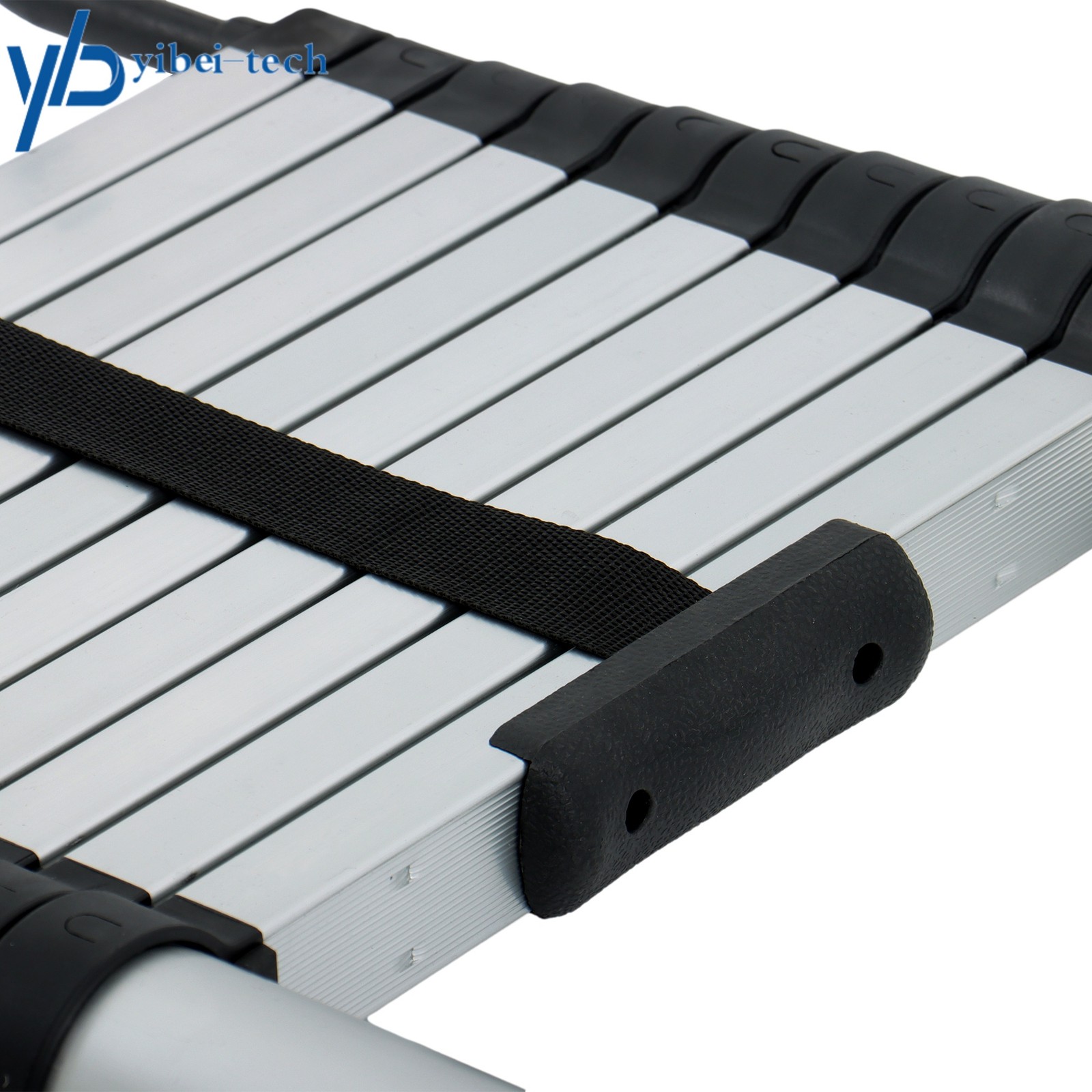 10.5 FT Telescoping Ladder Aluminum Telescopic Ladder with Hooks & Stabilizer