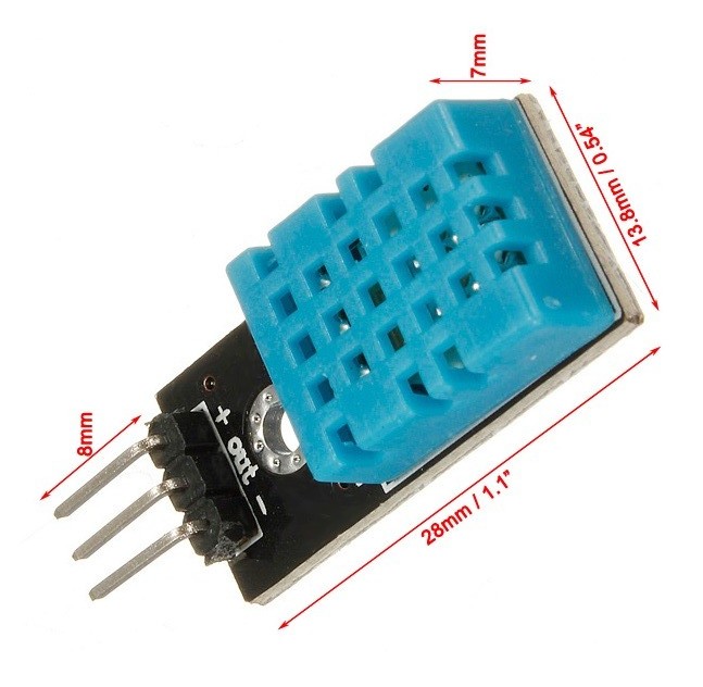 DHT11 Temperature and Relative Humidity Sensor Module for arduino