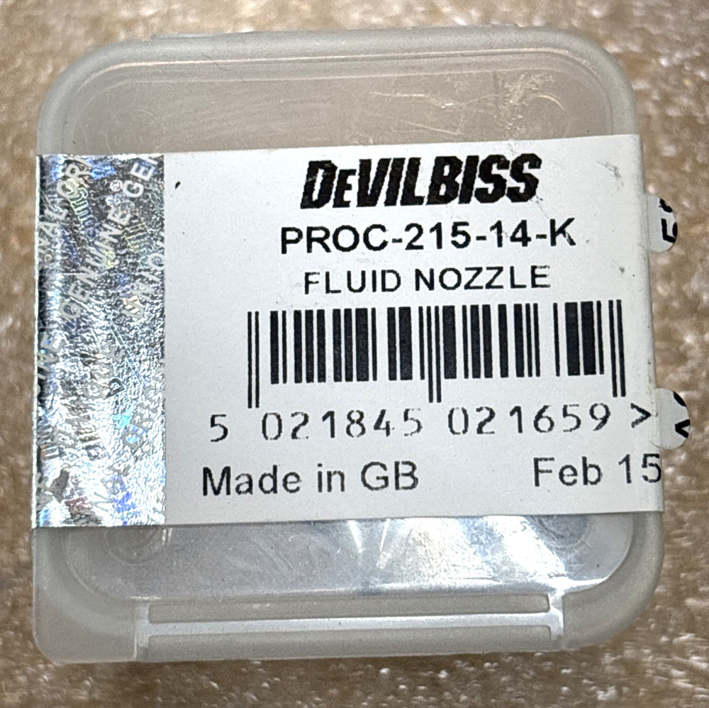 DeVilbiss 1.4mm Conventional Fluid Nozzle PROC-245-14-K tip