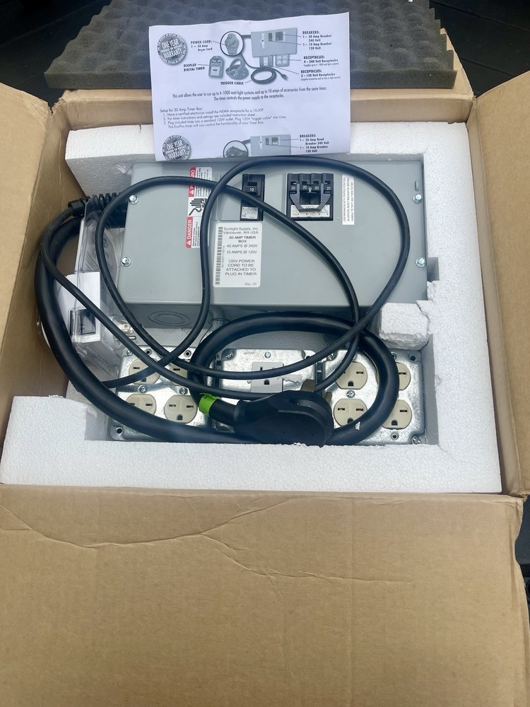 Sunlight Supply 50 Amp Timer Box