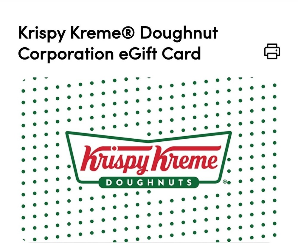 Krispy Kreme eGift Card