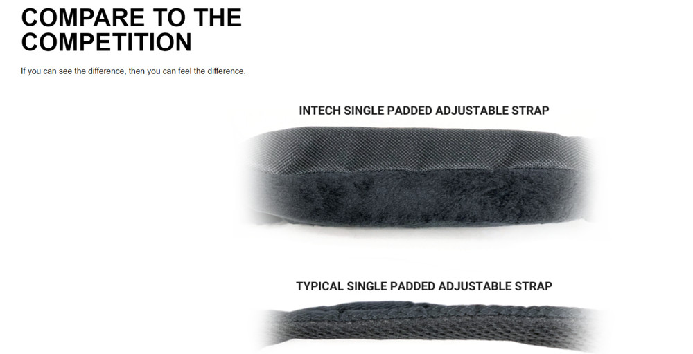 1pcs Intech Premium Quality Single Padded Adjustable Golf Bag Replacement Strap