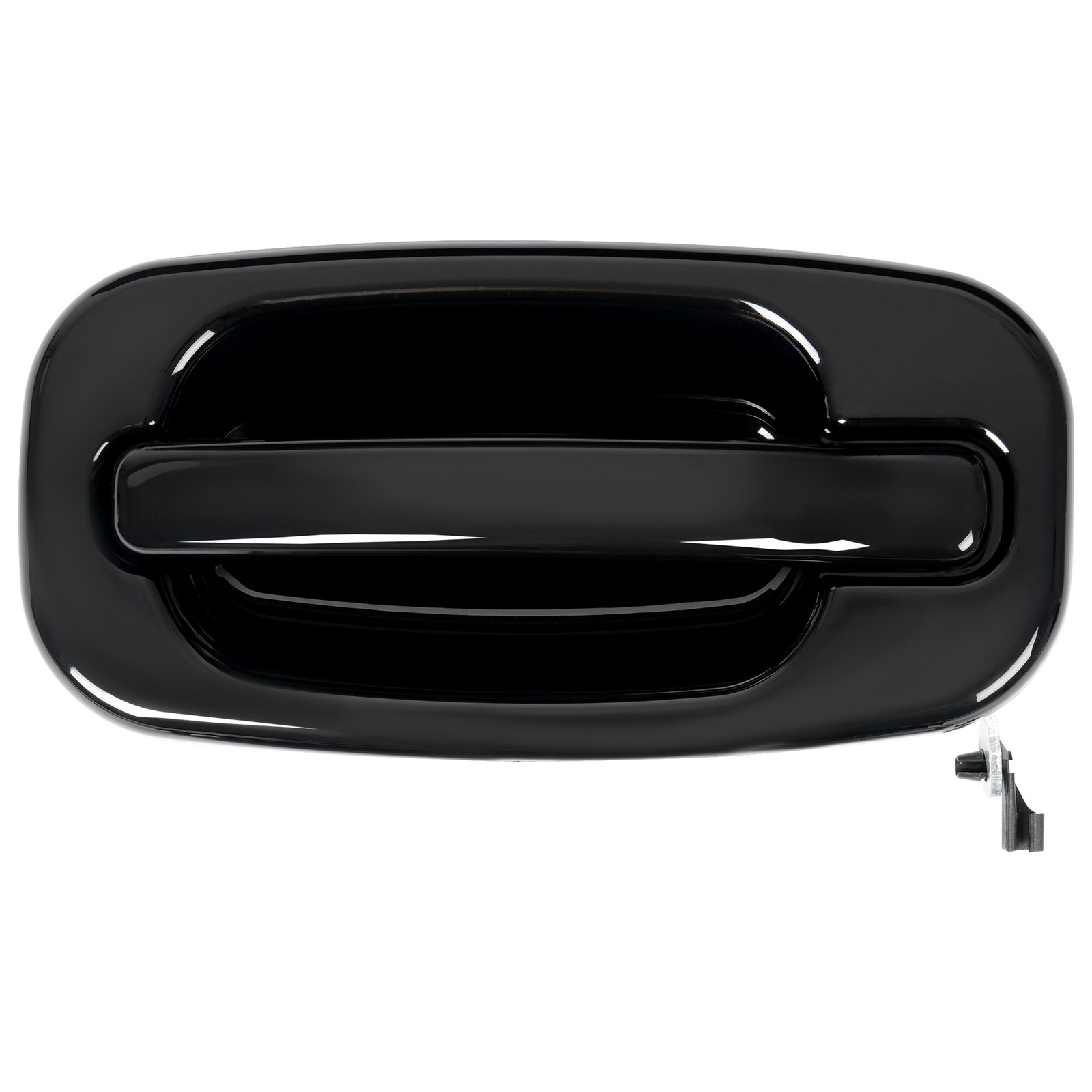 Door Handle Set For Chevy Silverado 1500 1999-2006 Smooth Black Front Outer 2PCS