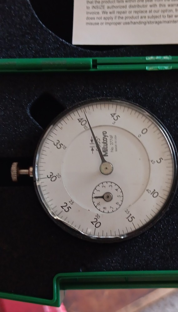 Mitutoyo Dial Indicator No. 2776F