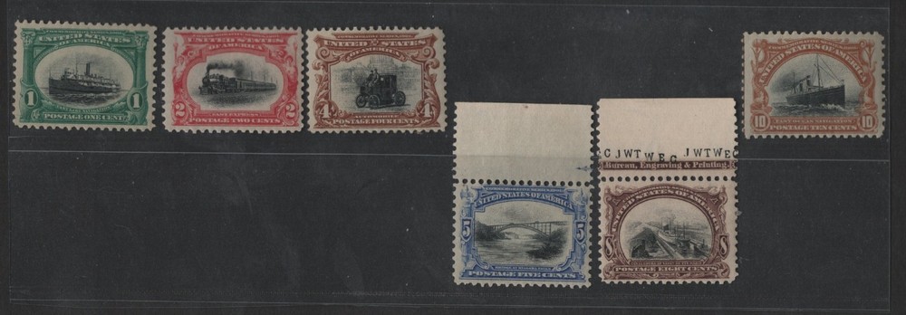 US 1901 PAN-AMERICAN EXPOSITION SET SCOTT #294-296 MINT