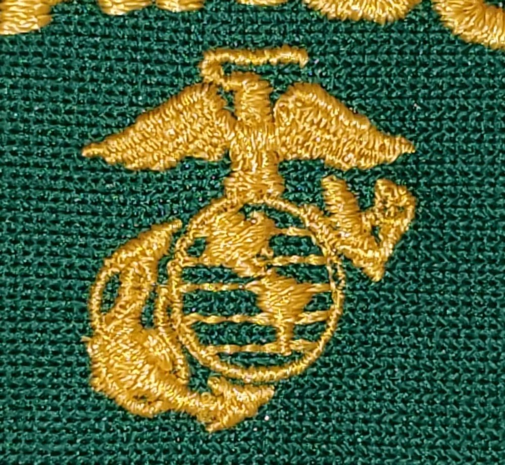 USS VANCOUVER LPD-2 GOLD EAGLE, GLOBE, ANCHOR GREEN PATCH