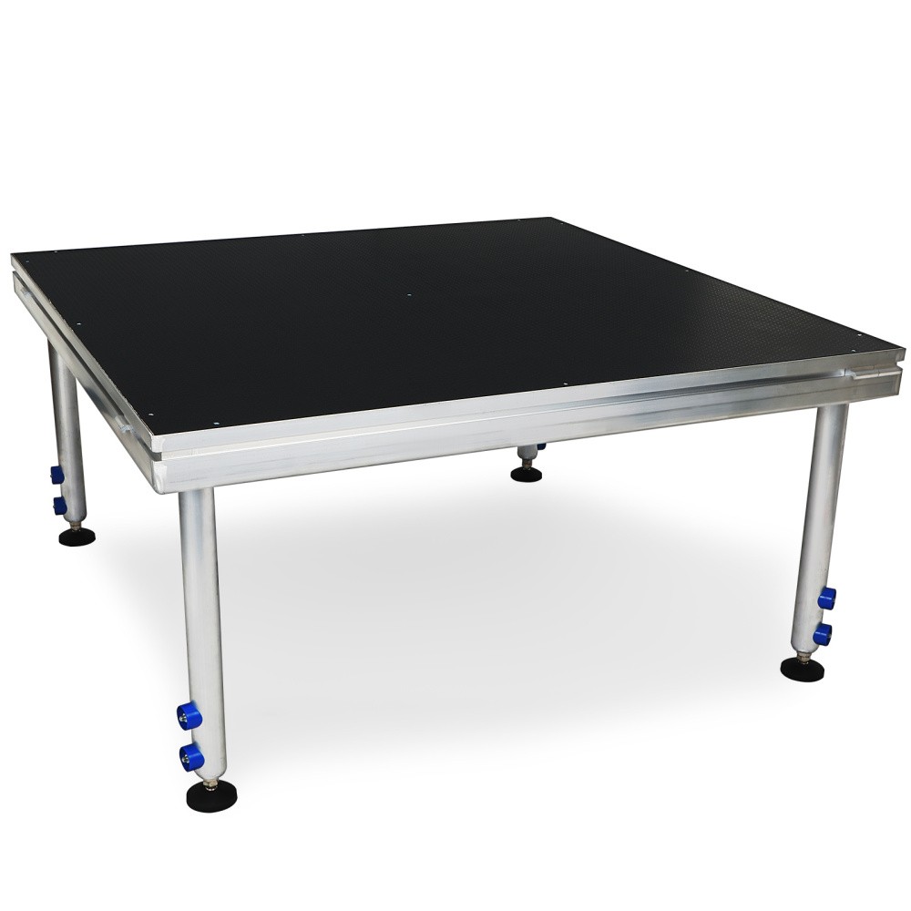 4' x 4' Portable Stage - Performance Floor Versatile Platform Adjustable Height
