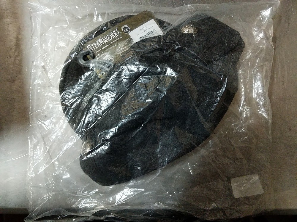 Steampunk Cadet Grey Hat