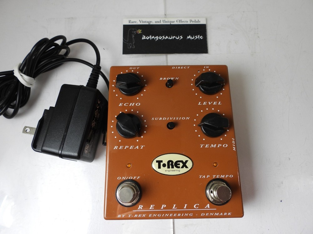 T. Rex Engineering Replica Echo Delay Effects Pedal Free USA Ship
