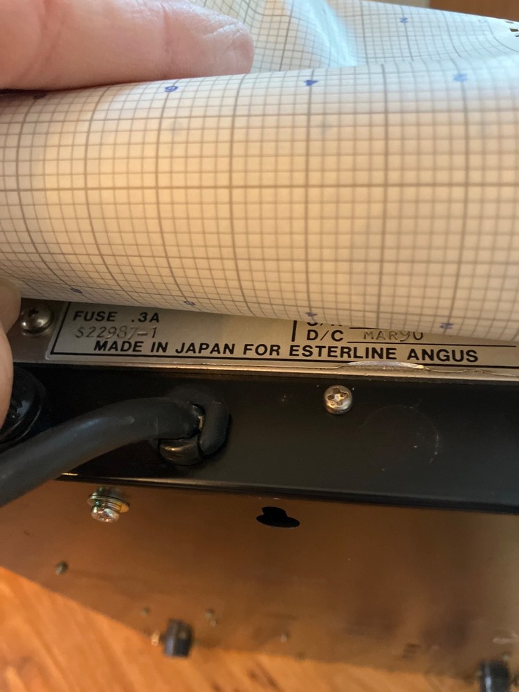 Vintage Esterline Angus Chart Recorder 822B15-1