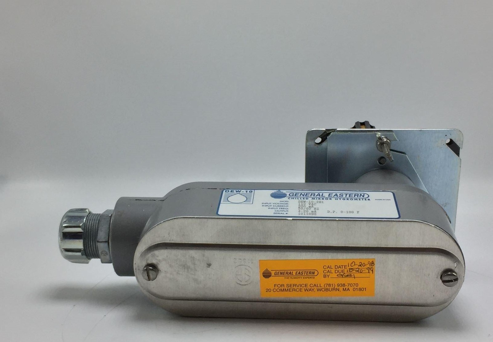 General Eastern DEW-10-2B1 Chilled Mirror Hygrometer