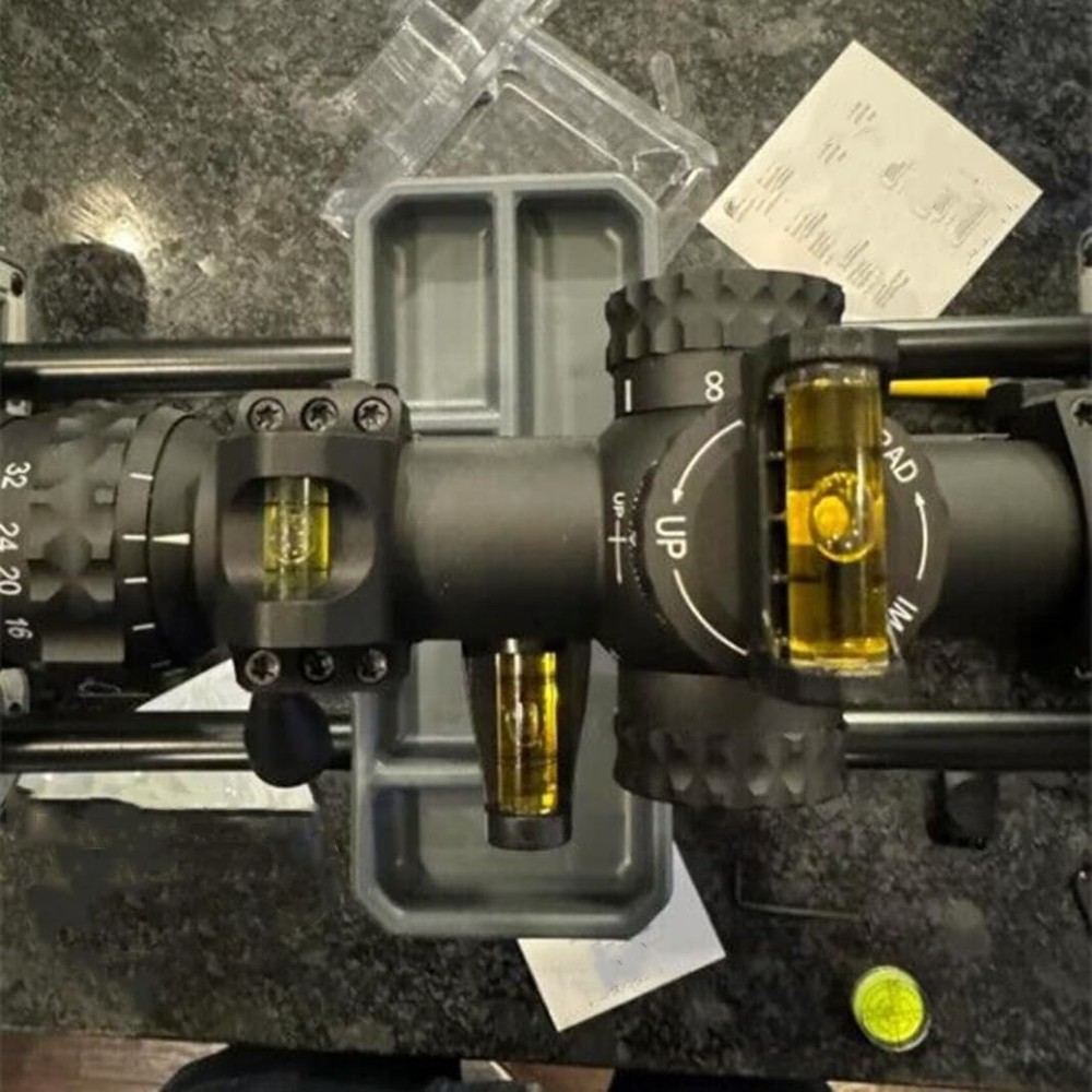 5Pcs Gunsmith Level Gunsmithing Tools Scope Mounting Leveling Black, Green