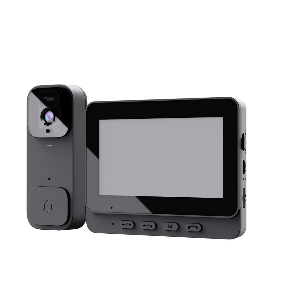 Smart Visual Intercom Video Doorbell PIR Motion + Wireless Chime+WIFI Cloud Save