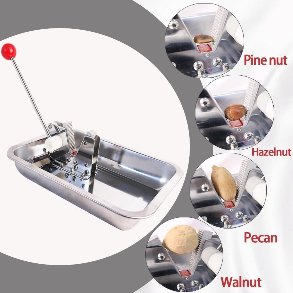 Mechanical Heavy Duty Nut Cracker Walnut Pecan Hazelnut Sheller with Storage ...