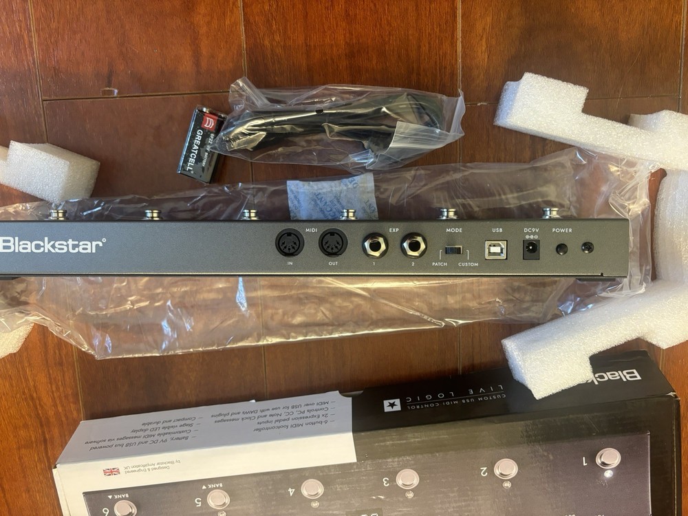 Blackstar Live Logic 6 Button Midi Foot Controller