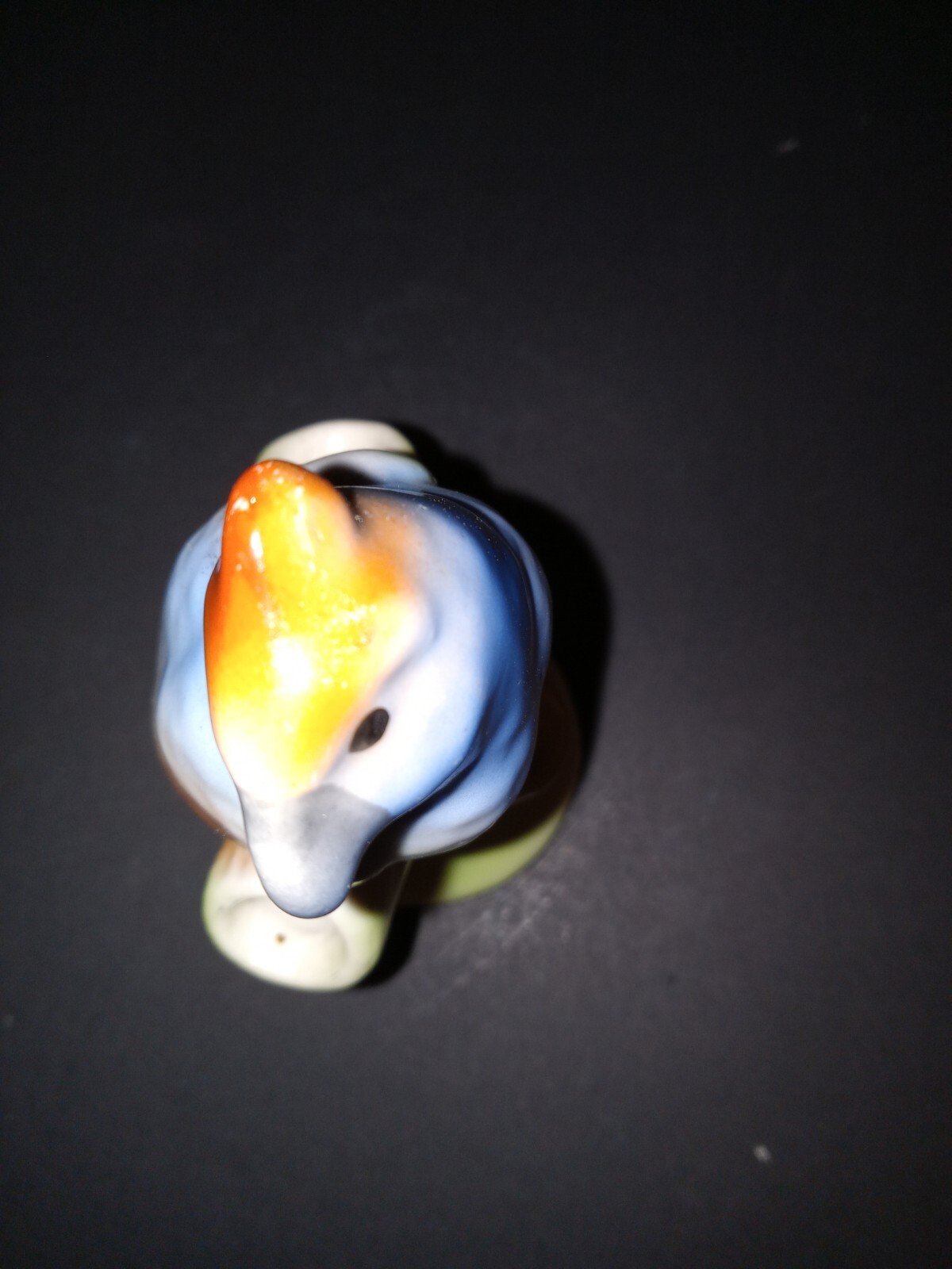 Czech Parrot Bud Vase Czechoslavakia Bird Vintage 5.5"